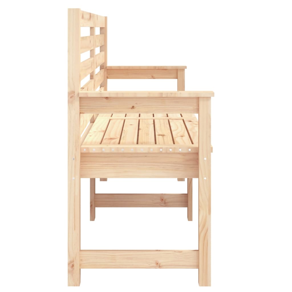 Panca da Giardino 159,5x48x91,5 cm in Legno Massello di Pino 824067