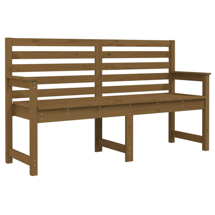 Panca da Giardino Ambra 159,5x48x91,5 cm Legno Massello di Pino