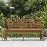 Panca da Giardino Ambra 159,5x48x91,5 cm Legno Massello di Pino 824070