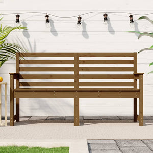 Panca da Giardino Ambra 159,5x48x91,5 cm Legno Massello di Pino