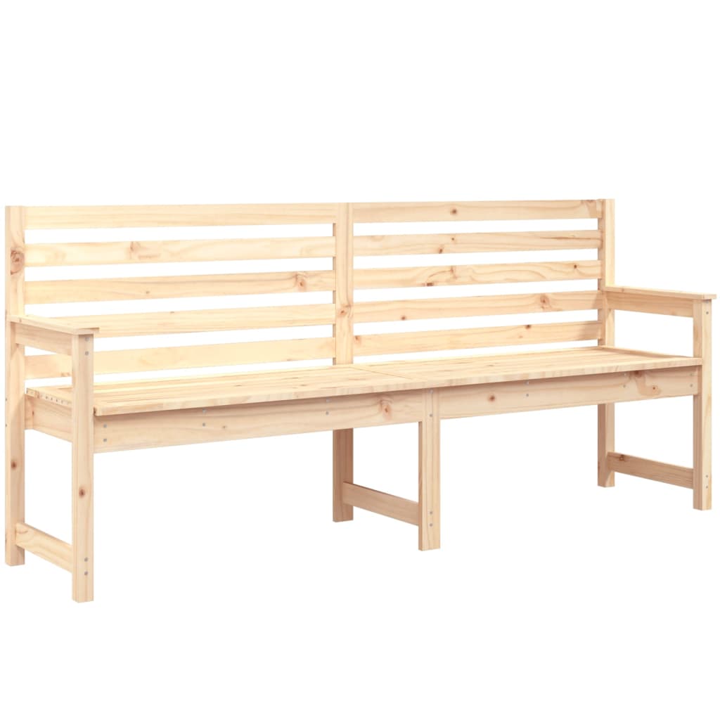 Panca da Giardino 203,5x48x91,5 cm in Legno Massello di Pino 824074