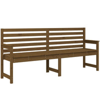 Panca da Giardino Ambra 203,5x48x91,5 cm Legno Massello di Pino 824077