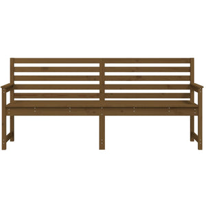 Panca da Giardino Ambra 203,5x48x91,5 cm Legno Massello di Pino 824077