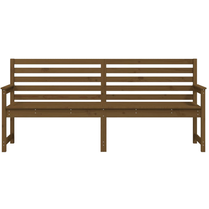 Panca da Giardino Ambra 203,5x48x91,5 cm Legno Massello di Pino 824077