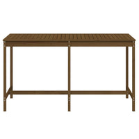 Tavolo da Giardino Ambra 203,5x90x110cm Legno Massello di Pino 824105