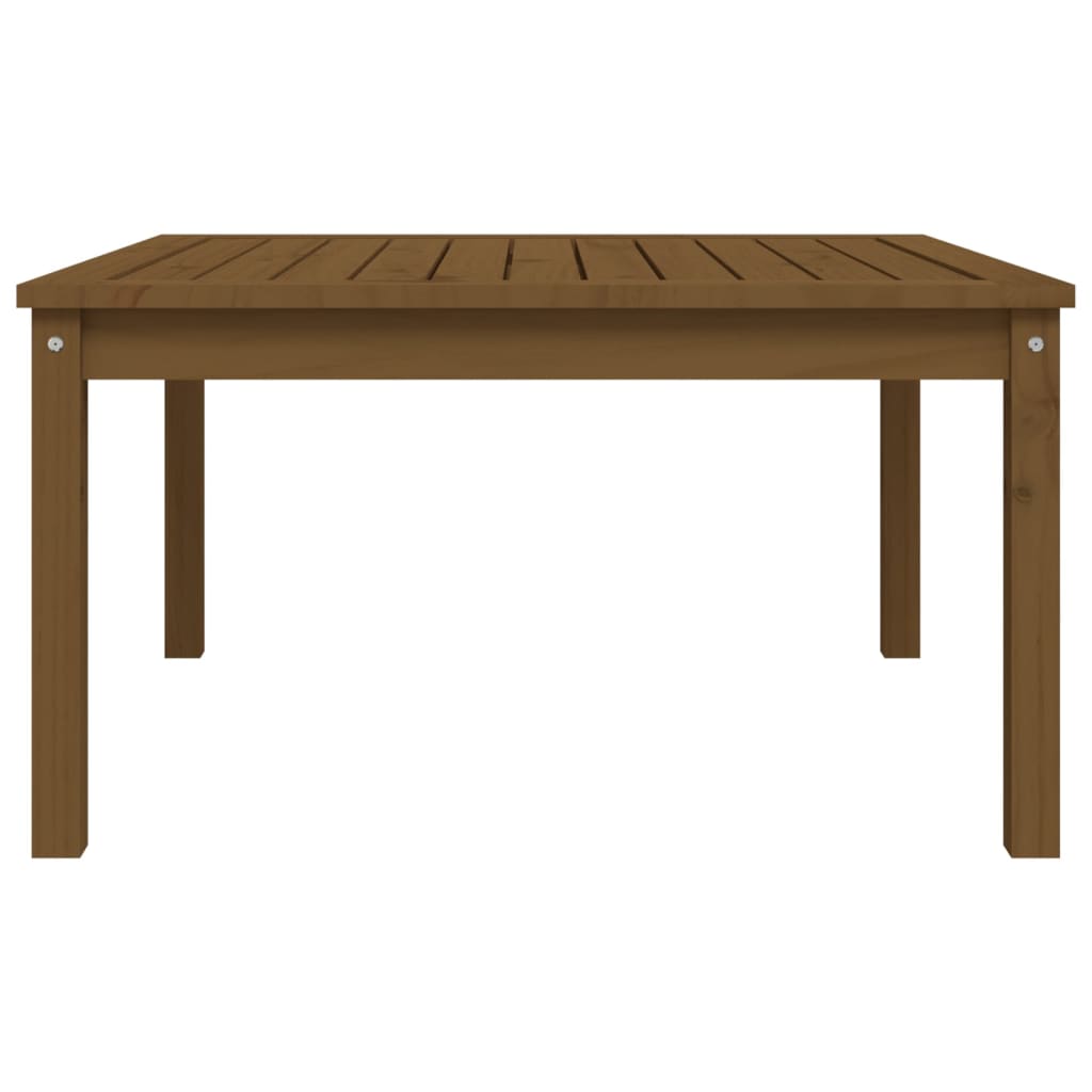 Tavolo da Giardino Ambra 82,5x82,5x45 cm Legno Massello di Pino