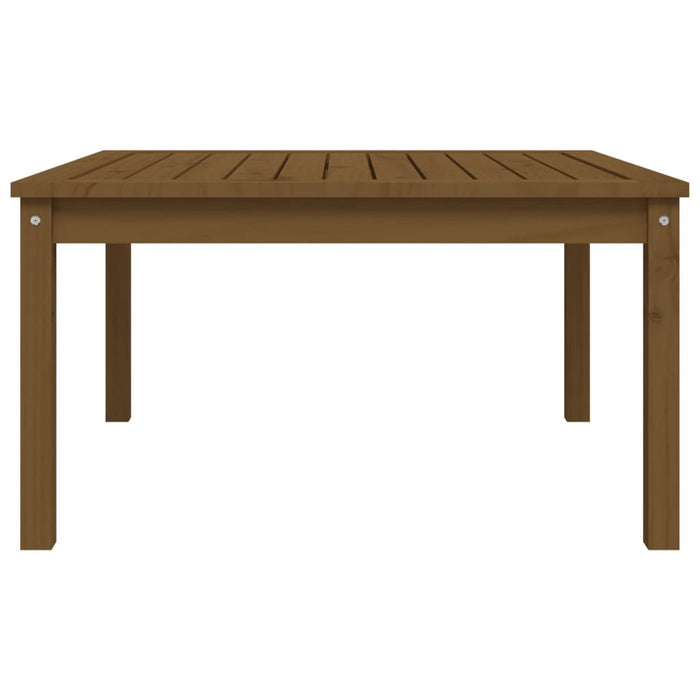 Tavolo da Giardino Ambra 82,5x82,5x45 cm Legno Massello di Pino