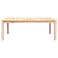 Tavolo da Giardino 121x82,5x45 cm in Legno Massello di Pino 824127