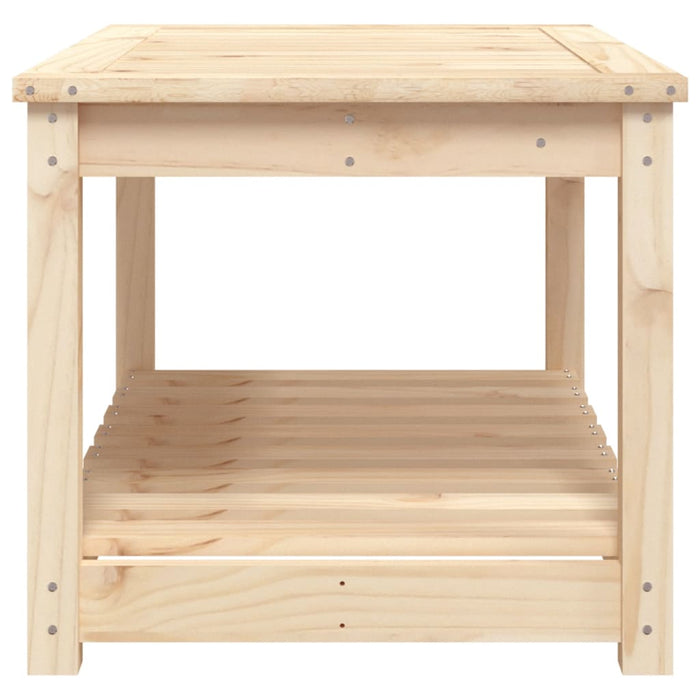 Tavolo da Giardino 82,5x50,5x45 cm in Legno Massello di Pino