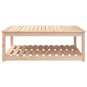Tavolo da Giardino 121x82,5x45 cm in Legno Massello di Pino 824148