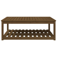 Tavolo da Giardino Ambra 121x82,5x45 cm Legno Massello di Pino 824151