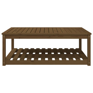 Tavolo da Giardino Ambra 121x82,5x45 cm Legno Massello di Pino 824151