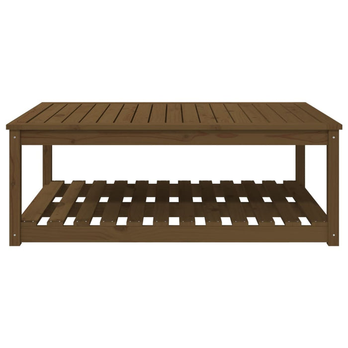 Tavolo da Giardino Ambra 121x82,5x45 cm Legno Massello di Pino 824151