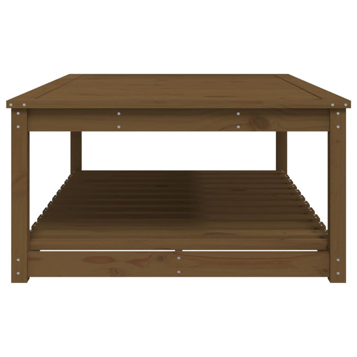 Tavolo da Giardino Ambra 121x82,5x45 cm Legno Massello di Pino 824151