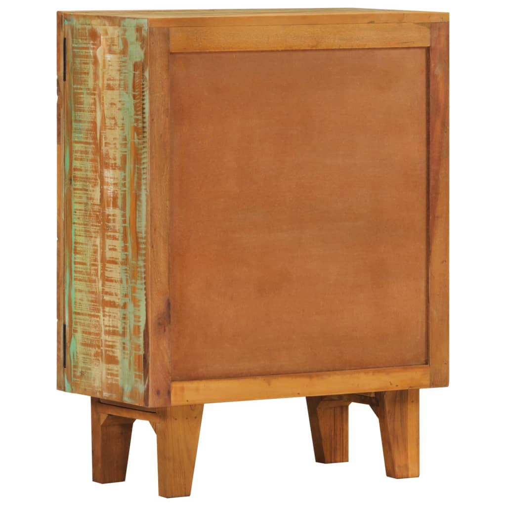 Credenza Intagliata a Mano 55x30x75 cm Legno Massello Recupero 351757