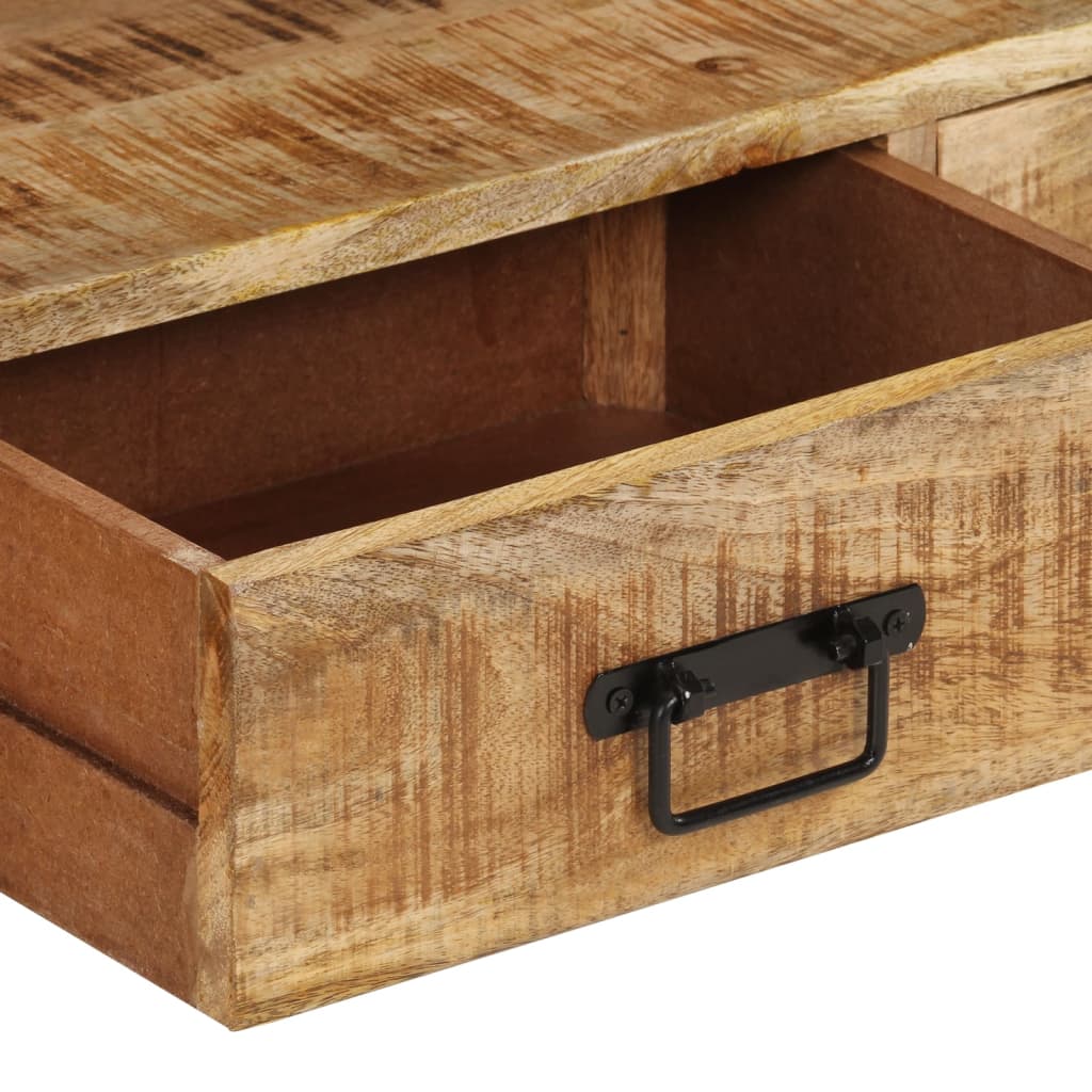 Mobile Porta TV-Mobile per TV-Credenza TV 120x30x45 cm in Legno Massello di Mango