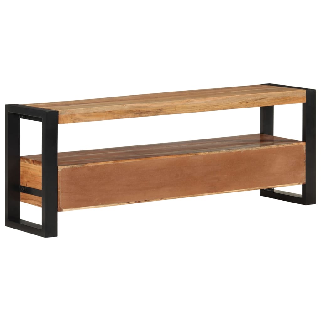 Mobile Porta TV-Mobile per TV-Credenza TV 120x30x45 cm in Legno Massello di Acacia