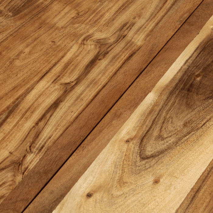 Tavolino Ø 68x43 cm in Legno Massello di Acacia e Ferro 351673