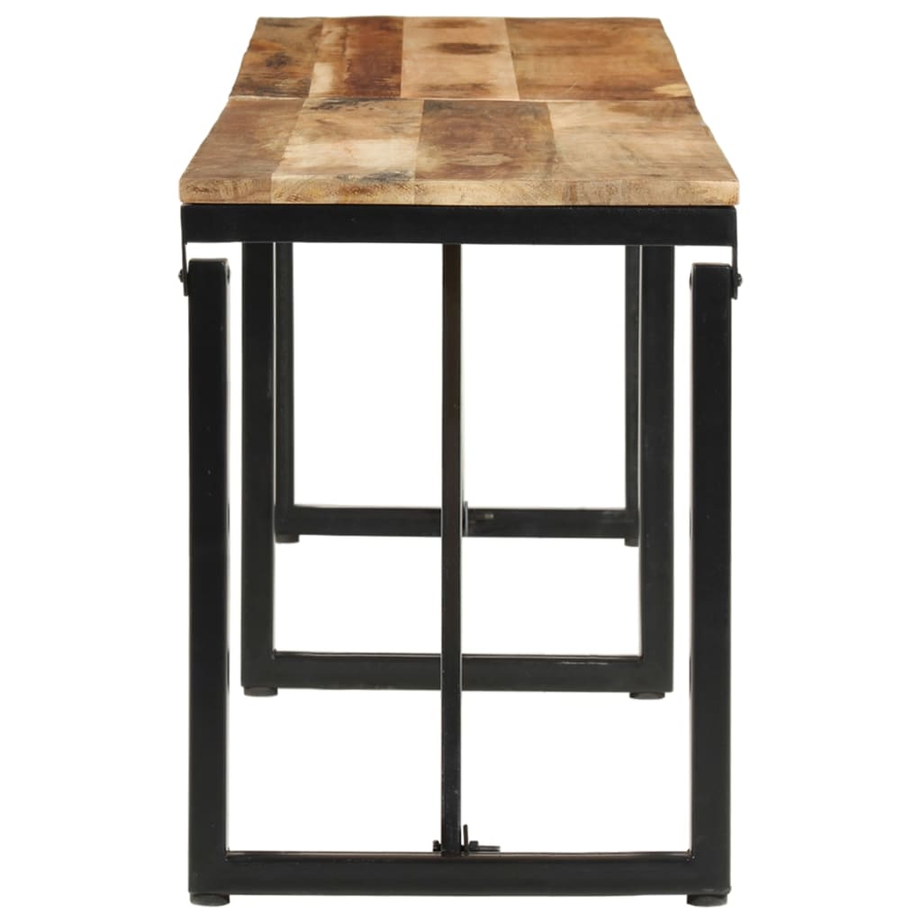 Panca 160x35x46 cm in Legno Massello di Mango 351683