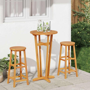 Tavolo da Bar da Giardino Ø60x105 cm Legno Massello di Acacia 319698