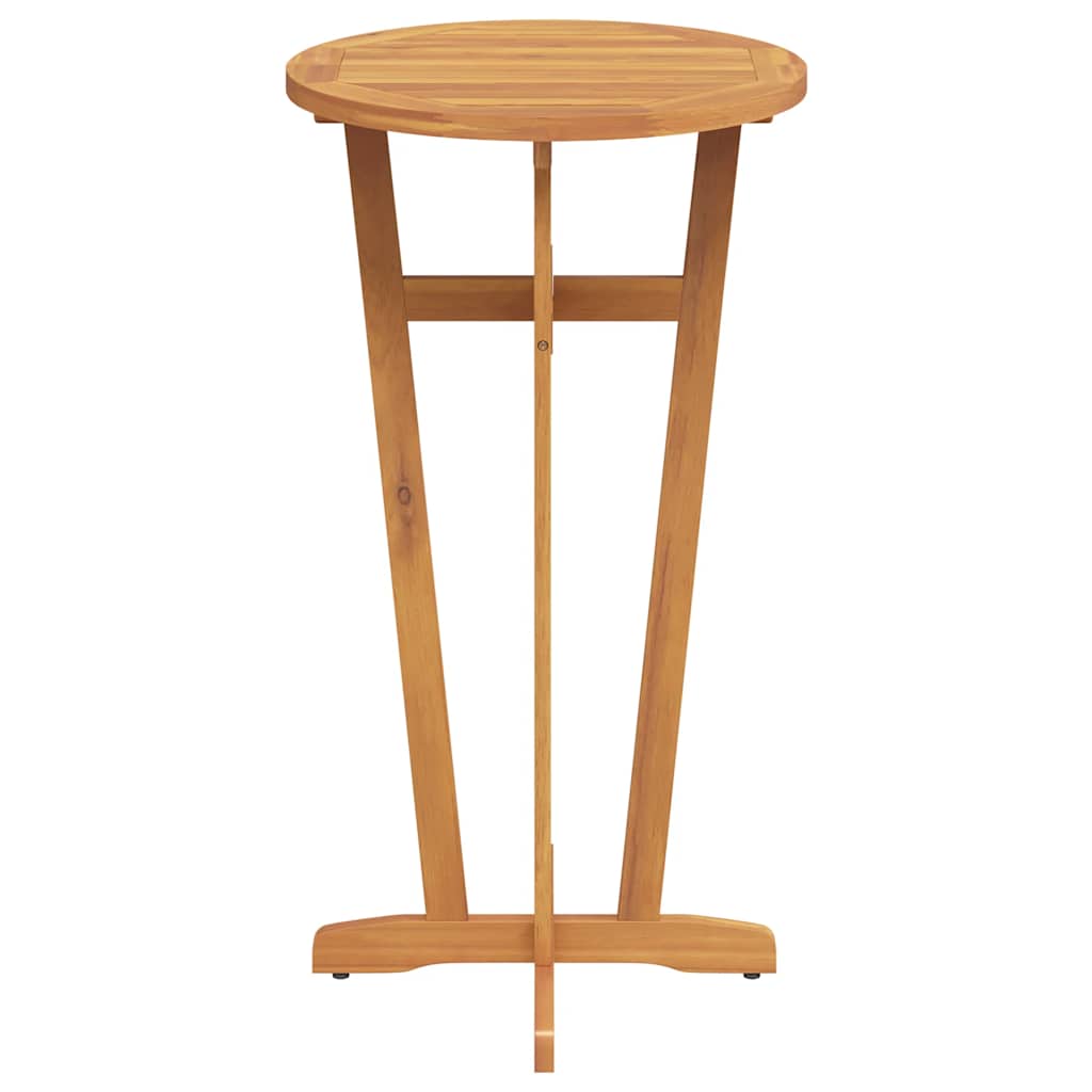 Tavolo da Bar da Giardino Ø60x105 cm Legno Massello di Acacia 319698