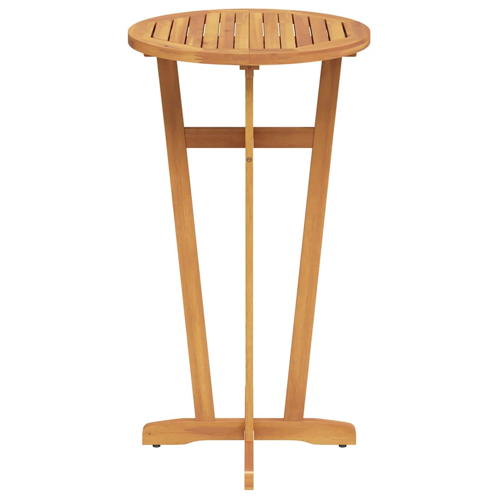 Tavolo da Bar da Giardino Ø60x105 cm Legno Massello di Acacia 319698