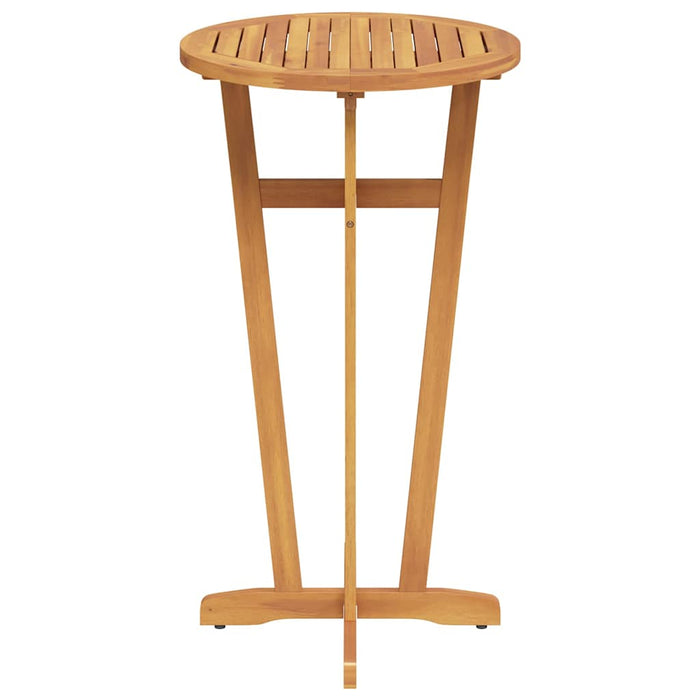 Tavolo da Bar da Giardino Ø60x105 cm Legno Massello di Acacia 319698
