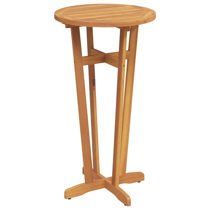 Tavolo da Bar da Giardino Ø60x105 cm Legno Massello di Acacia 319698