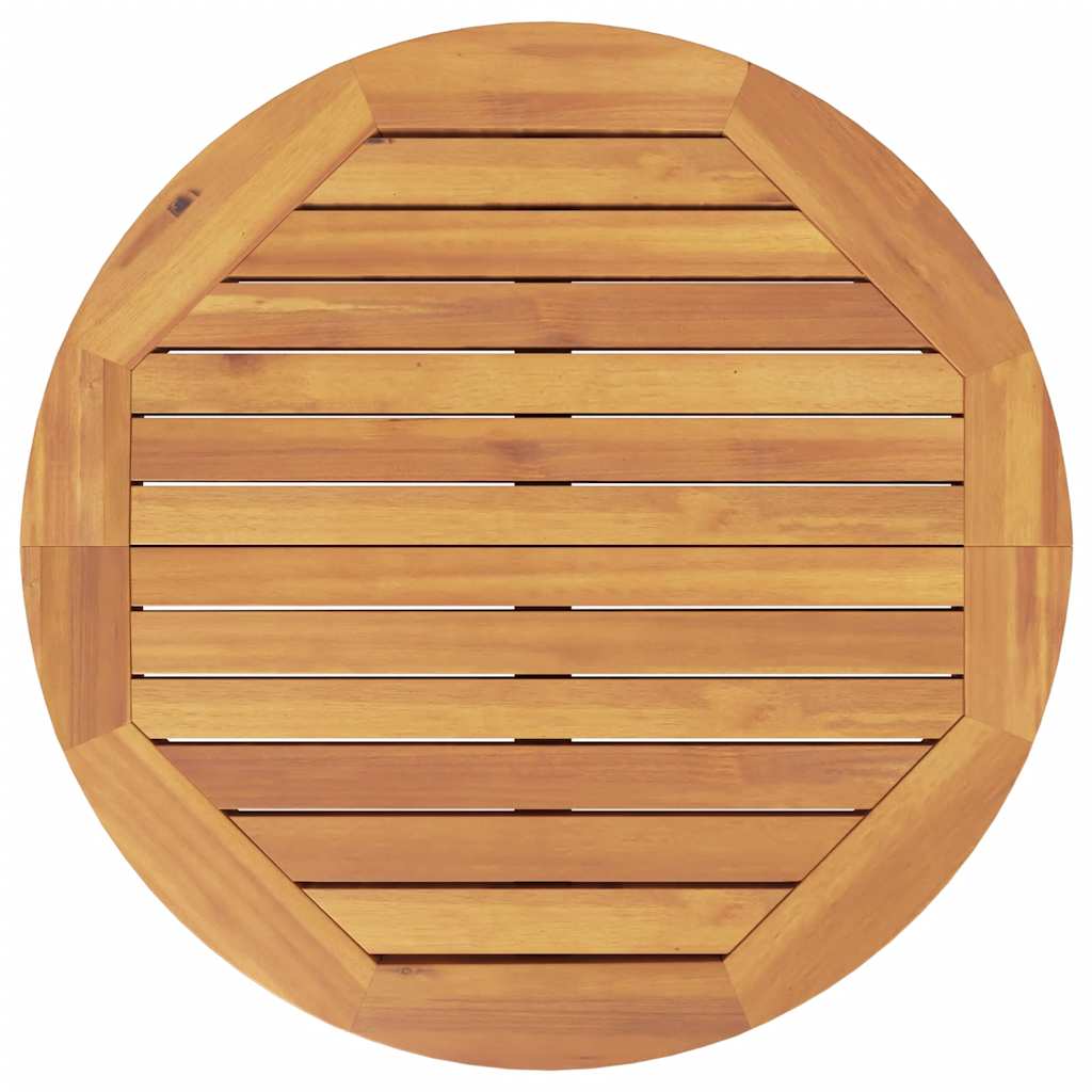 Tavolo da Bar da Giardino Ø60x105 cm Legno Massello di Acacia 319698