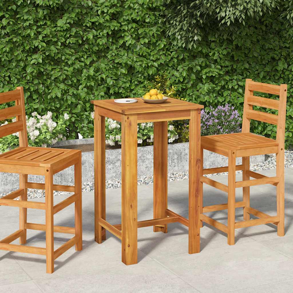 Tavolo da Bar da Giardino 60x60x105 cm Legno Massello di Acacia 319700