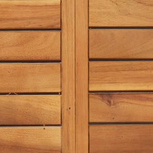 Set da Bistrò Pieghevole 3pz con Cuscini Legno Massello Acacia 319705