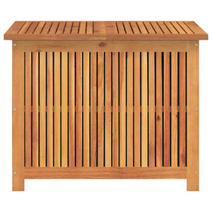 Contenitore da Giardino-Cassapanche da esterno 75x75x58 cm in Legno Massello di Acacia