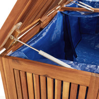 Cassetta portaoggetti per mobili da giardino 200 x 80 x 75 cm in legno massello di acacia 02_0013020