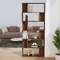 Libreria/Divisorio Rovere Marrone 80x24x192cm Legno Multistrato 816061