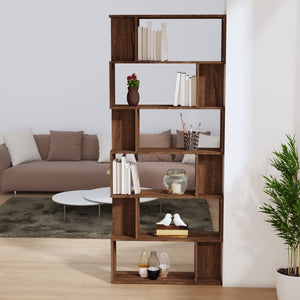 Libreria/Divisorio Rovere Marrone 80x24x192cm Legno Multistrato 816061