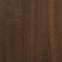 Scrivania Cassetti Rovere Marrone 102x50x76cm Legno Multistrato 823039