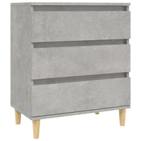 Credenza Grigio Cemento 60x35x70 cm in Legno Multistrato 823044