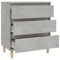 Credenza Grigio Cemento 60x35x70 cm in Legno Multistrato 823044