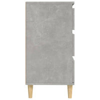 Credenza Grigio Cemento 60x35x70 cm in Legno Multistrato cod mxl 27280
