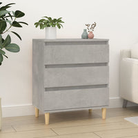 Credenza Grigio Cemento 60x35x70 cm in Legno Multistrato 823044