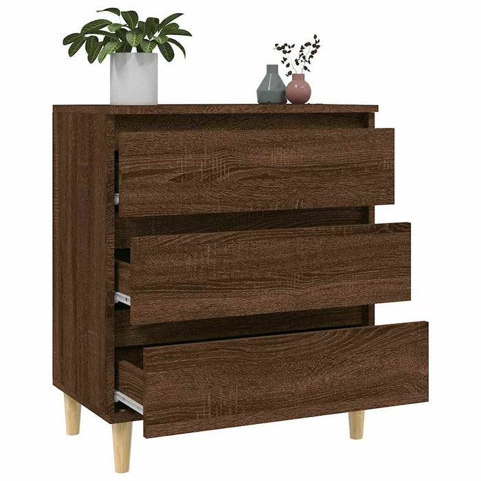 Credenza-Buffet-Armadio da cucina Rovere Marrone 60x35x70 cm in Legno Multistrato 143533