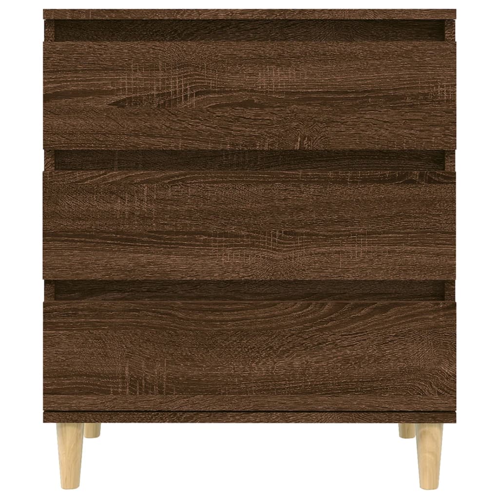 Credenza Rovere Marrone 60x35x70 cm in Legno Multistrato 823047
