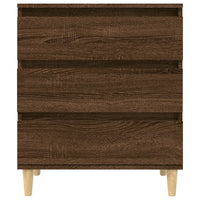 Credenza Rovere Marrone 60x35x70 cm in Legno Multistrato 823047