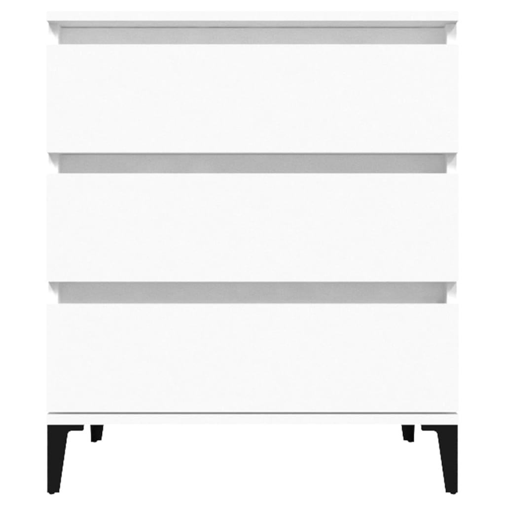 Credenza-Buffet-Armadio da cucina Bianca 60x35x70 cm in Legno Multistrato 498648