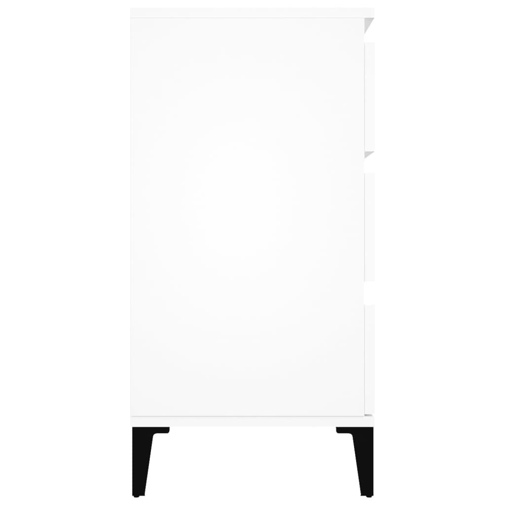 Credenza-Buffet-Armadio da cucina Bianca 60x35x70 cm in Legno Multistrato 498648