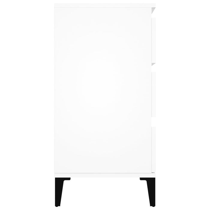 Credenza-Buffet-Armadio da cucina Bianca 60x35x70 cm in Legno Multistrato 498648