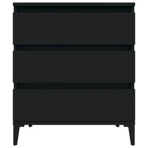 Credenza Nero 60x35x70 cm in Legno Multistrato 823049