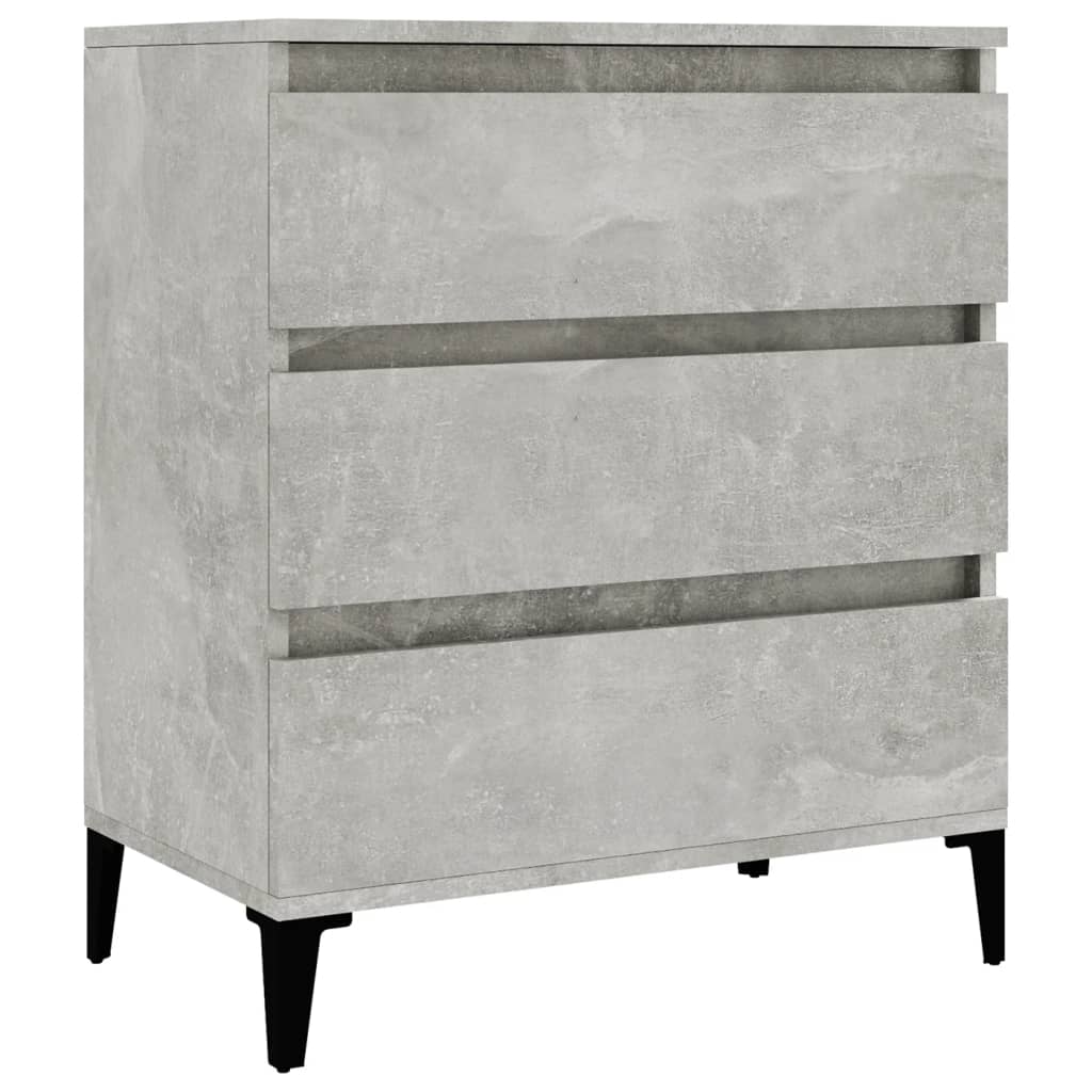 Credenza Grigio Cemento 60x35x70 cm in Legno Multistrato 823052