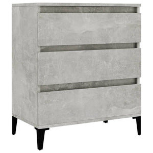 Credenza Grigio Cemento 60x35x70 cm in Legno Multistrato 823052