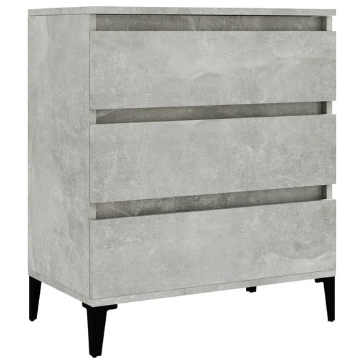 Credenza Grigio Cemento 60x35x70 cm in Legno Multistrato 823052